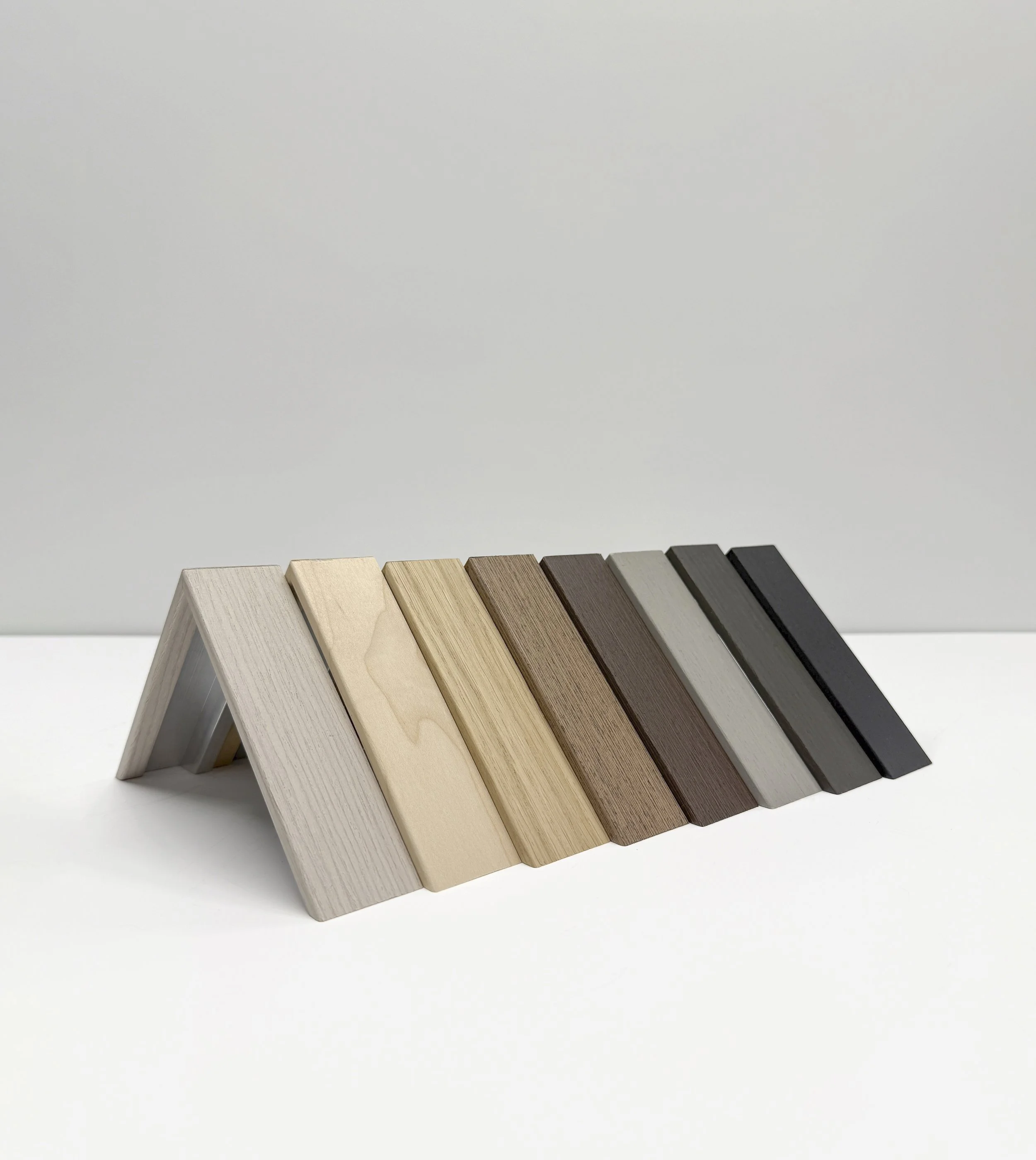 Color options: Chalk White, Maple, Oak, Light Wengé, Dark Wengé, Light Grey, Dark Grey, Anthracite Black