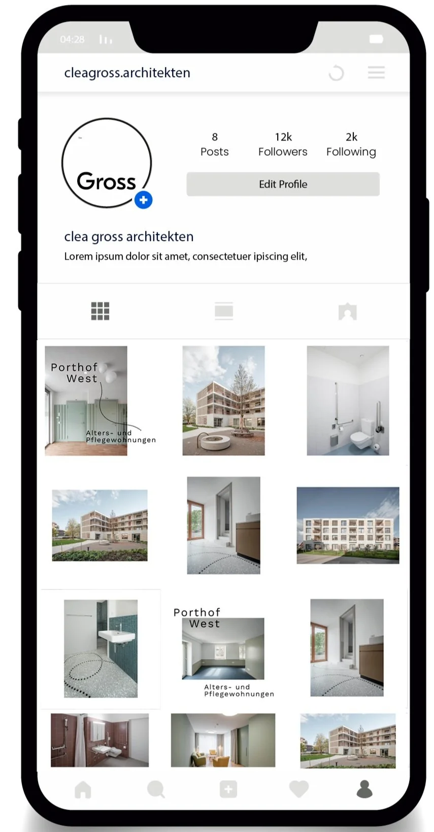 Social Branding for Clea Gross Architekten