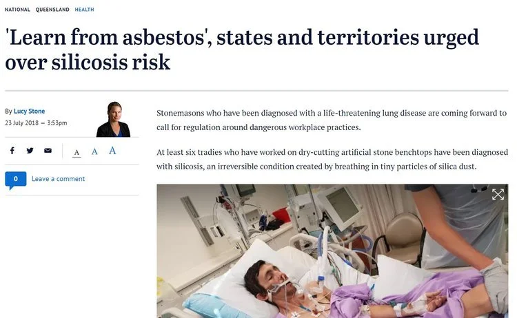 'Learn from asbestos', states and territories urged over silicosis risk