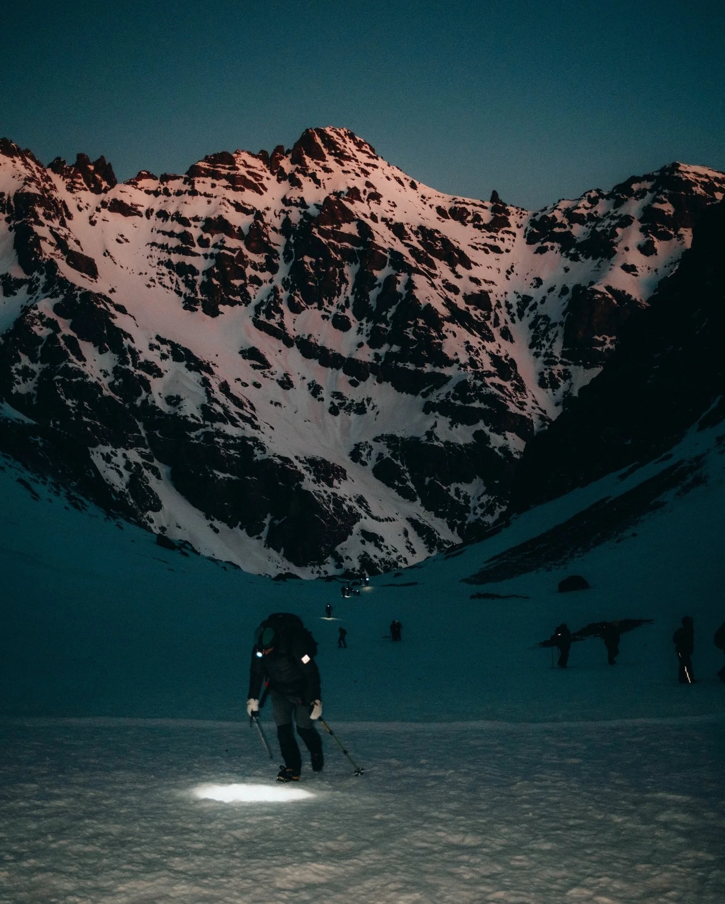 4am summit push 🏔️#toubkal #x100vi