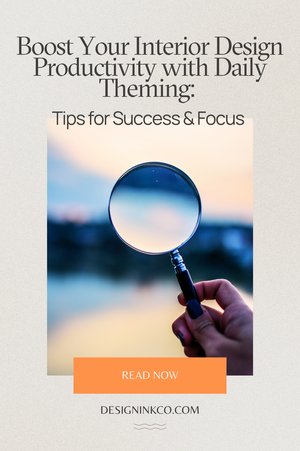 Productivity for interior designers