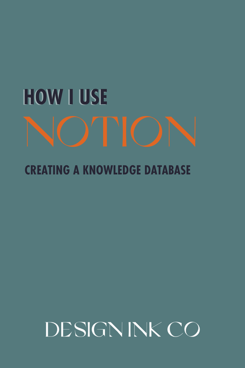 Notion for Interior designers- creating a knowledge database — DESIGN ...