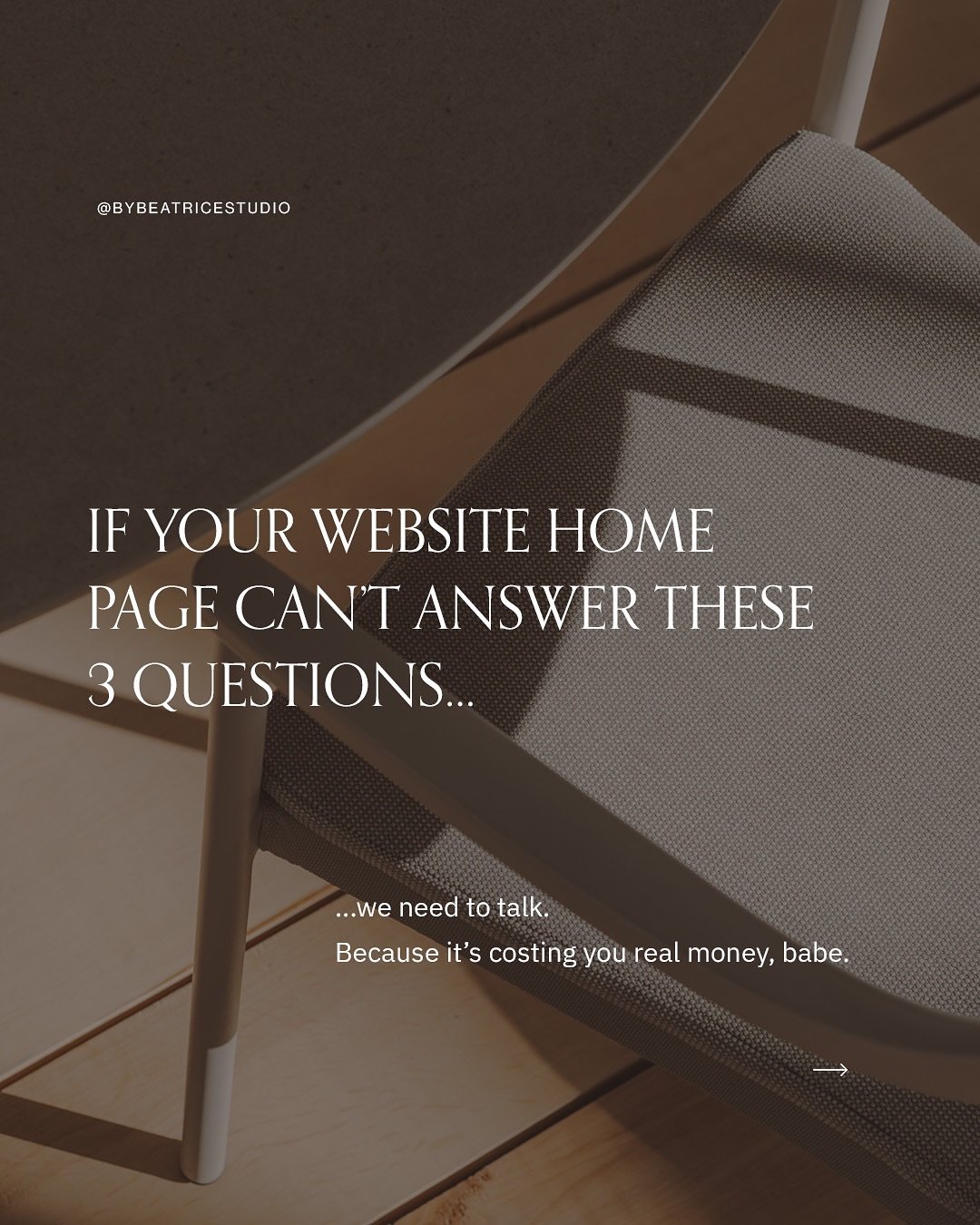 People don&rsquo;t read websites.
They scan them.

If you don&rsquo;t say what you do instantly, their brain files you under: &ldquo;Too much effort.&rdquo;

Here&rsquo;s the hard truth: most homepages fail not because they&rsquo;re ugly&hellip; but 
