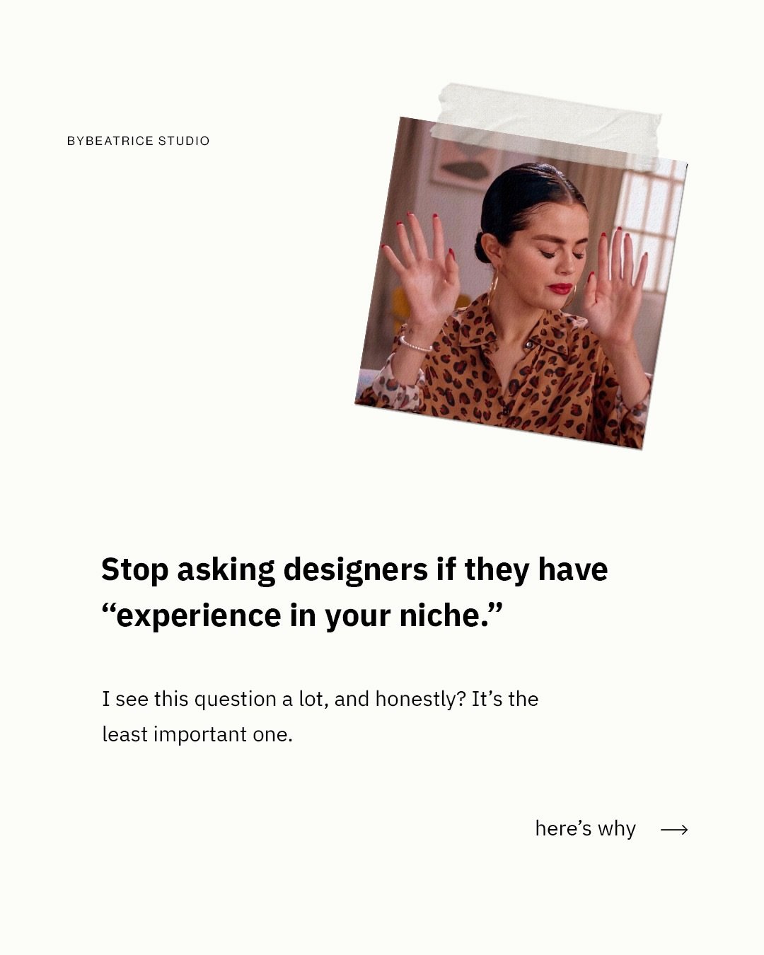 The question that kills innovation:

&ldquo;Do you have experience in my industry?&rdquo;

I get it&mdash;you want someone who &ldquo;gets&rdquo; your world. But niche experience often kills competitive advantage.

Why? Deep specialization can stop i