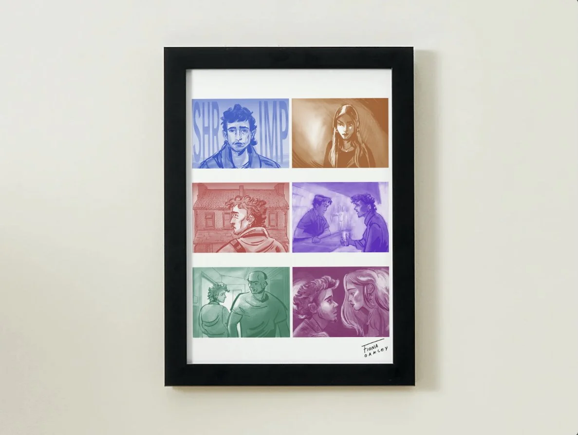 Coming soon - Shrimp Poster by Fiona Oakley‍  ‍