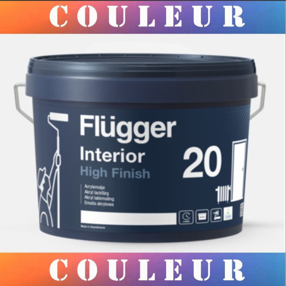 Laque acrylique satinée pour boiserie intérieure couleur