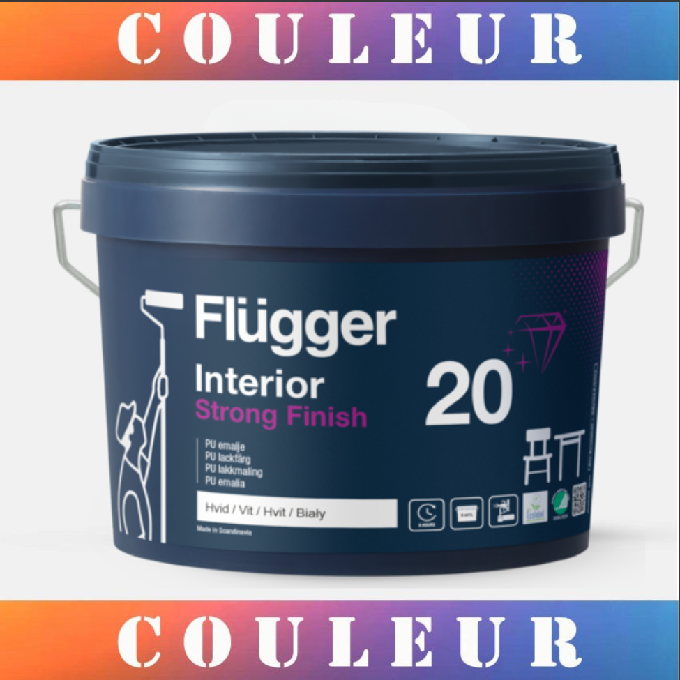 Laque satinée pour boiserie intérieure ULTRA RÉSISTANTE couleur