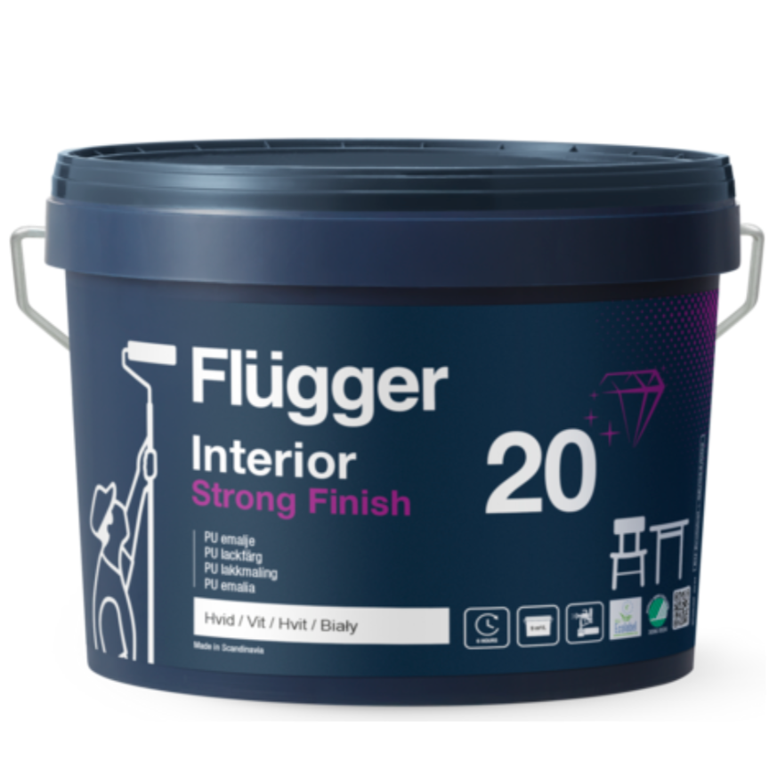 Laque satinée pour boiserie intérieure ULTRA RÉSISTANTE blanc