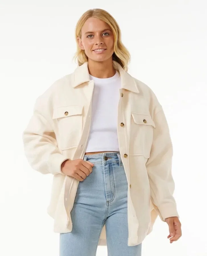 Rip Curl High Tide Fleece Jacket - Bone.jpeg