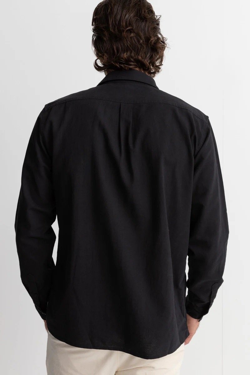 CL21M-WT01-CLASSIC-LINEN-LS-SHIRT-BLACK-2_OCEAN SHOP-BACK Large.jpeg