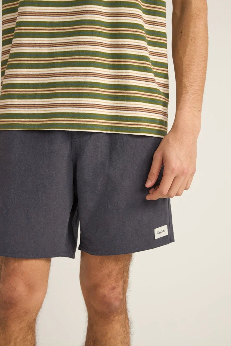 Rhythm Textured Linen Jam - Navy.jpeg