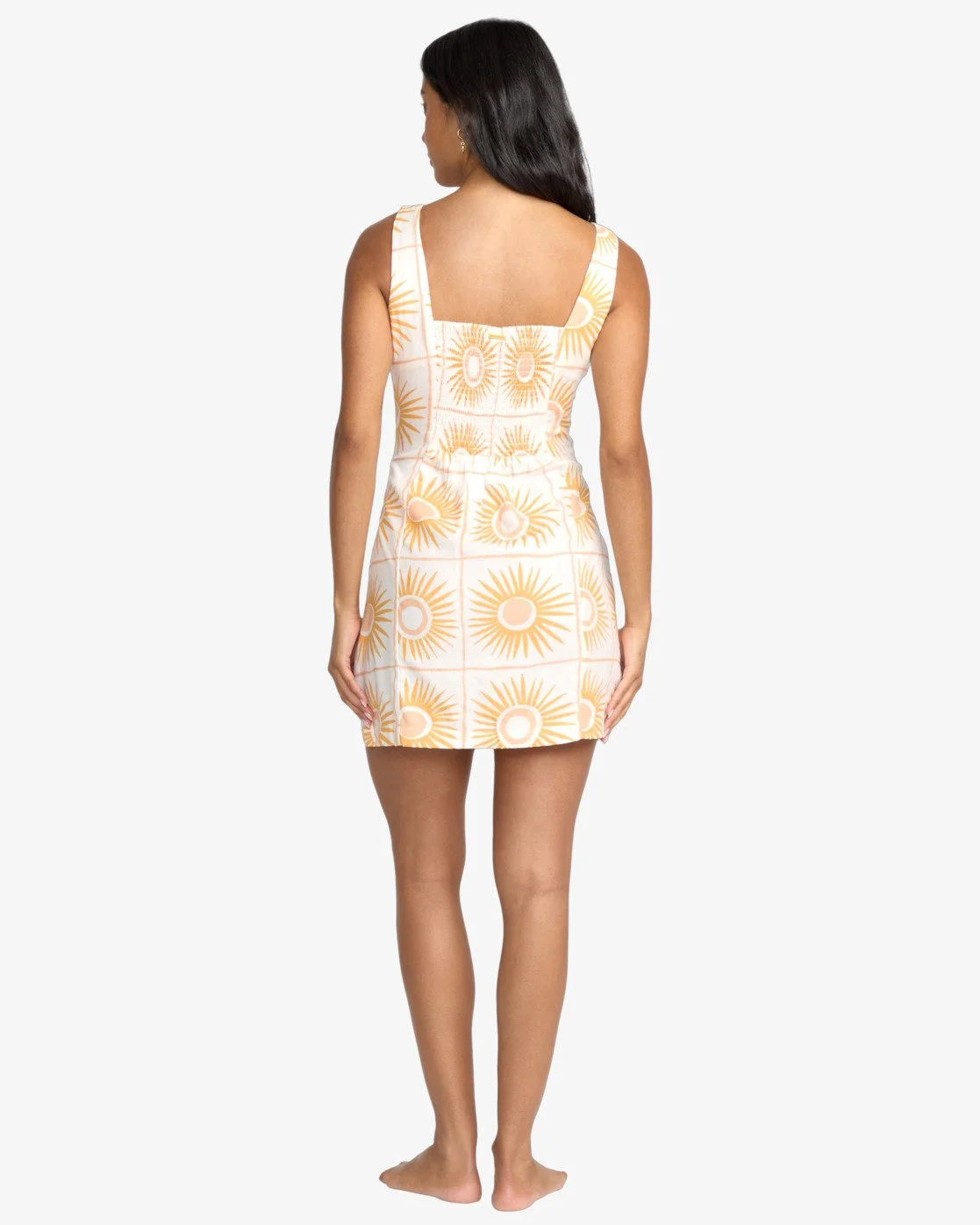 Billabong Sunlit Sky Mini Dress - Salt Crystal -1.jpg