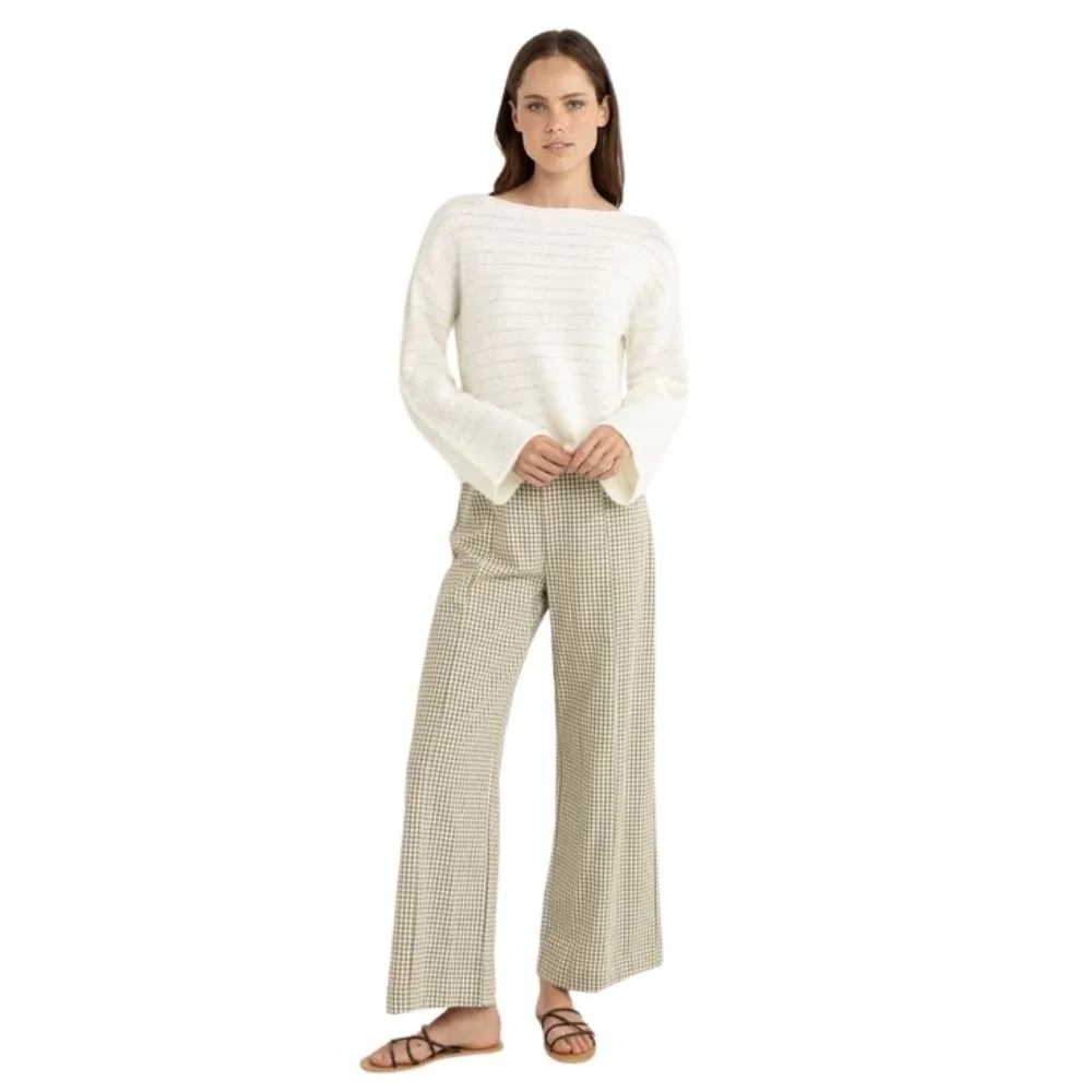Rhythm Baklava Knit Jumper - White.jpg