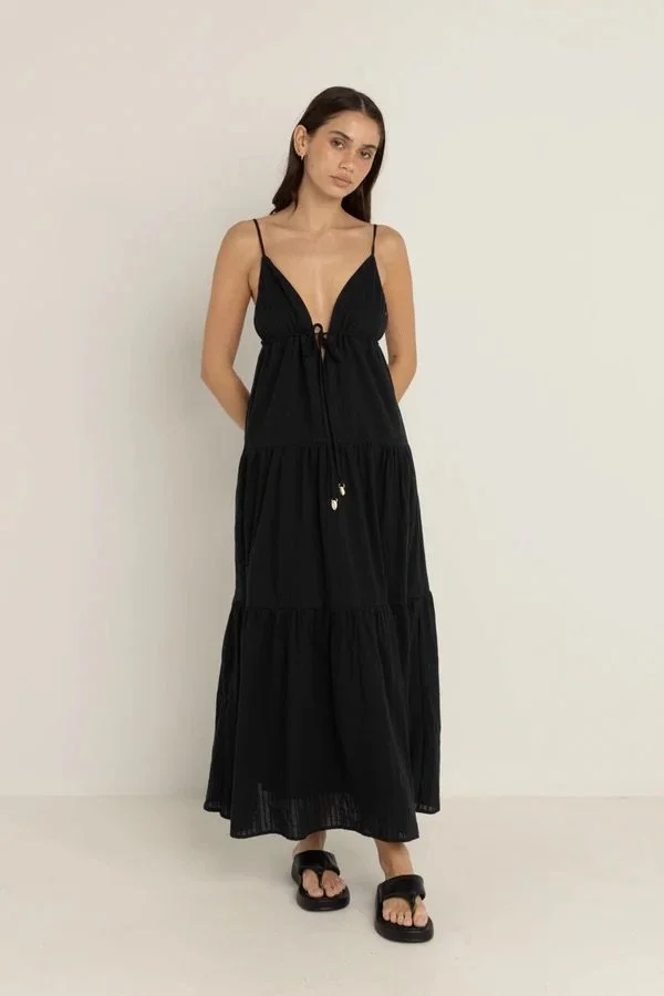 Rhythm Jaci Maxi Dress - Black1.jpeg