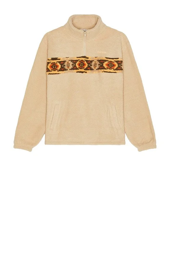 Rhythm Dusty Quarter Zip Fleece - Natural.jpeg