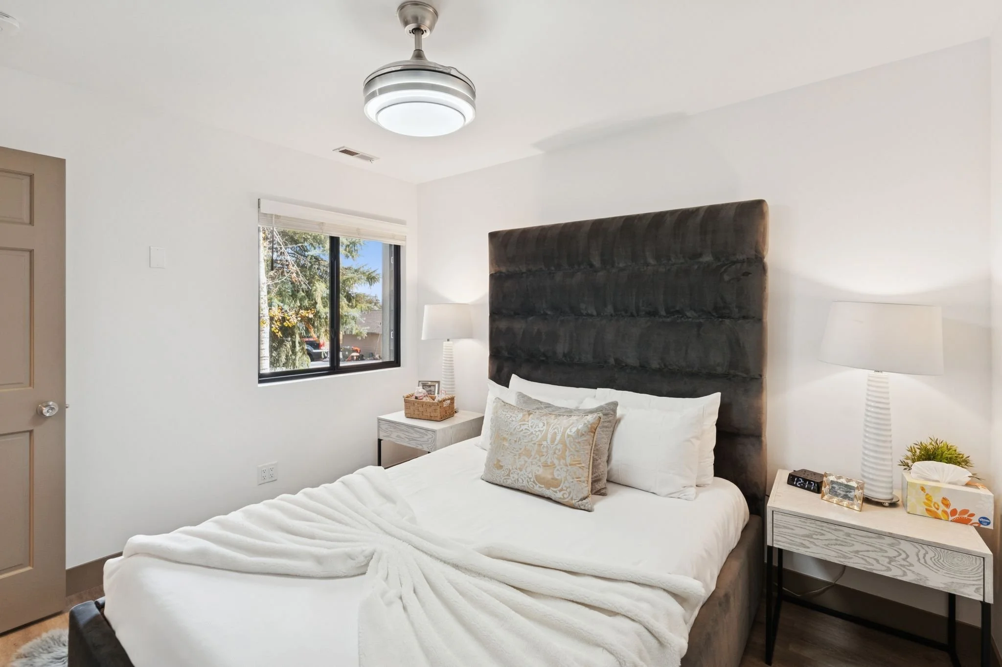 First Floor Bedroom, King Bed, Custom Closets with Plenty of Storage. Mattress Replaced 2025.