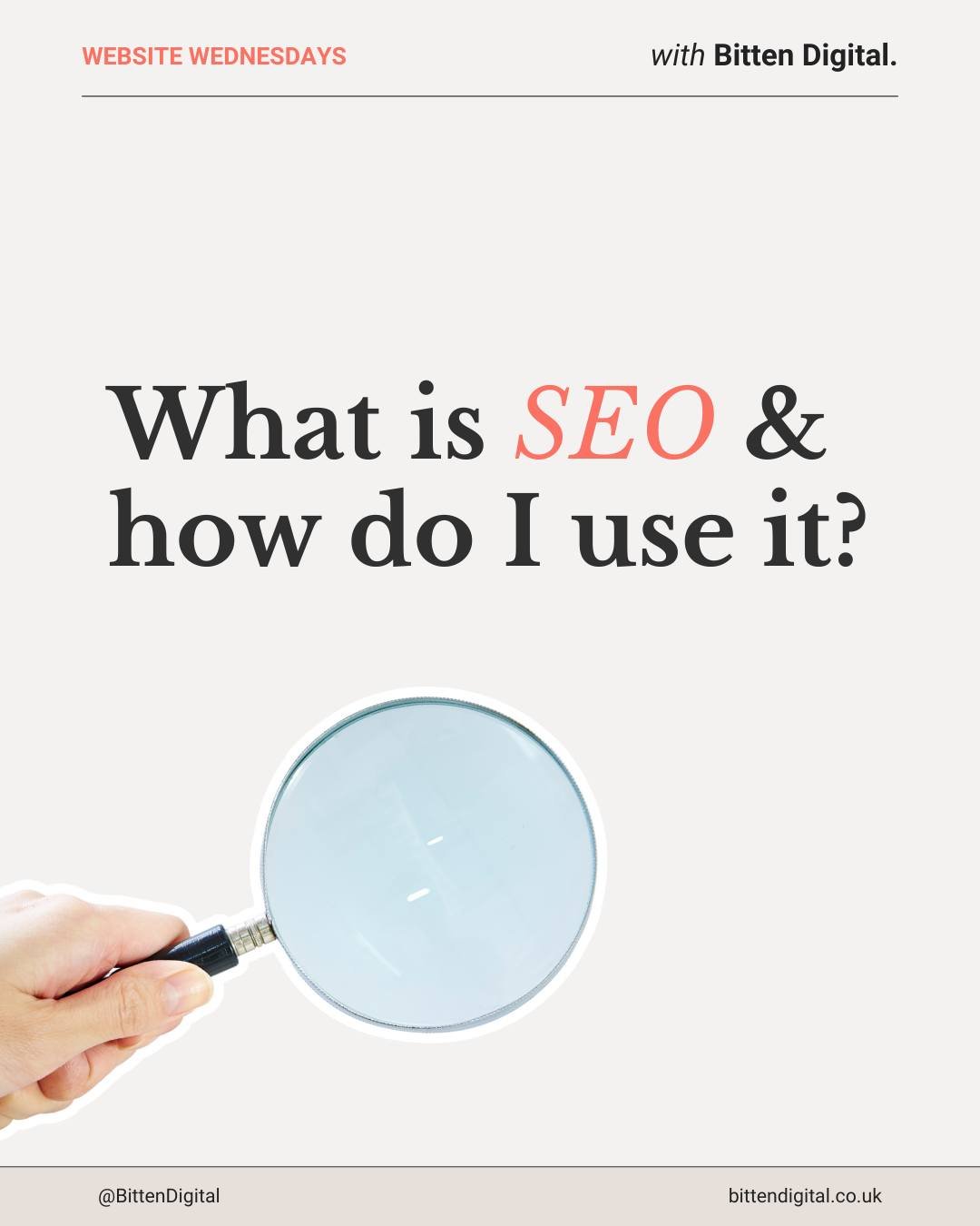 Welcome to our new mini-series, Website Wednesdays with Bitten Digital💡 

In this series, we are going to take you through all you need to know about websites. From the obvious to the less obvious topics, we are here to take you through it.🌟 

Star
