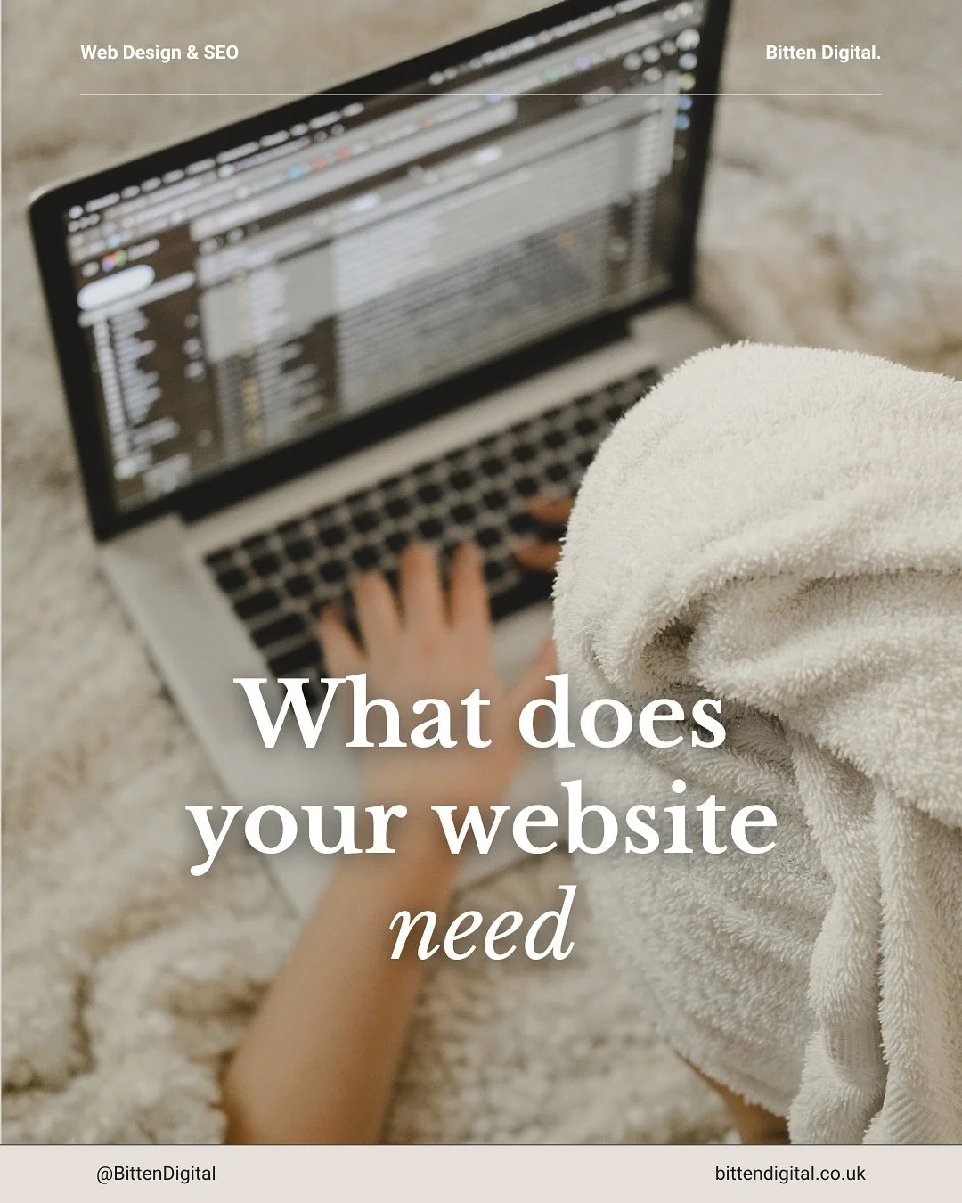 Focus on the need instead of the want💡

Website&rsquo;s do take a lot of time but you need to make sure that you are giving it what it actually needs, to get the most out of it.

Bitten Digital is here to assist you with your online presence to take