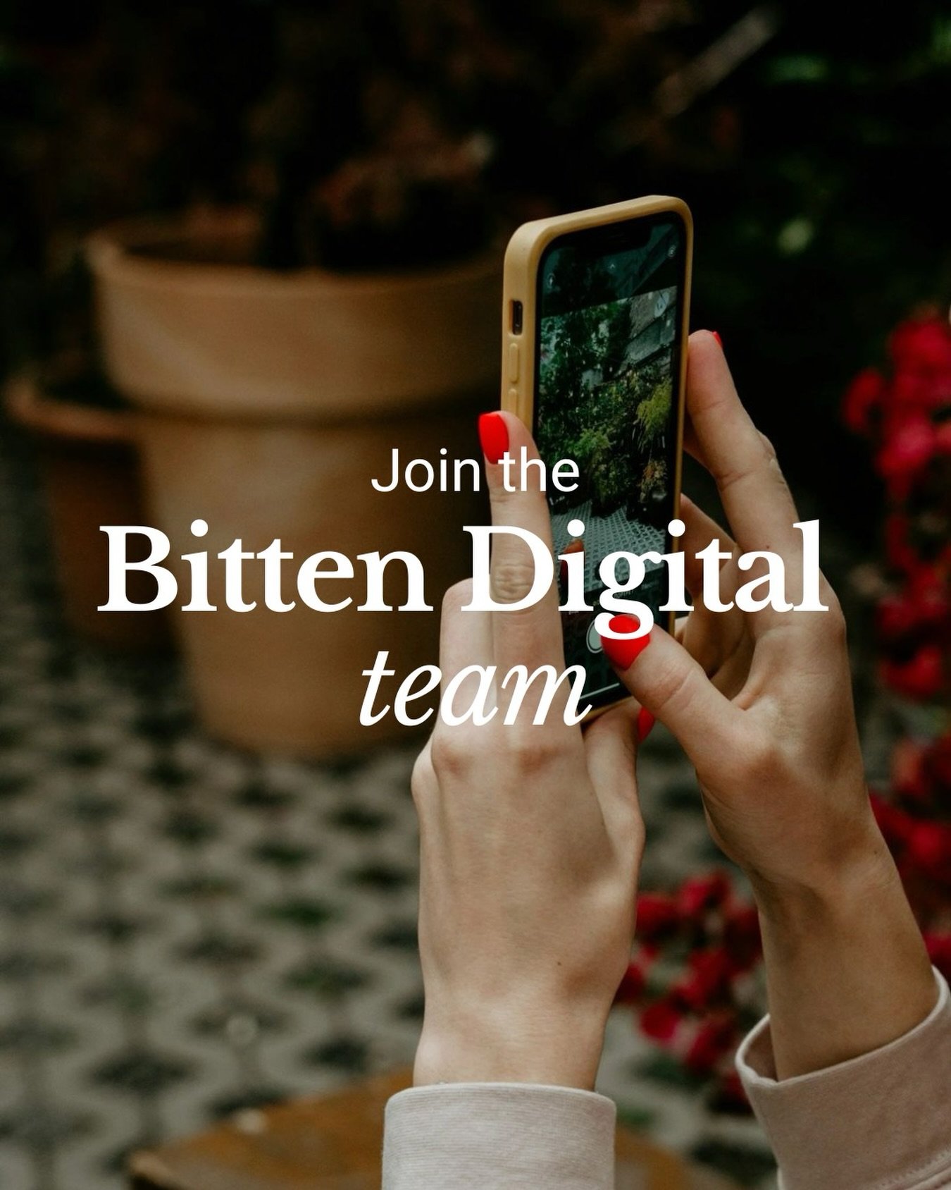 📣 I&rsquo;m hiring: Freelance Social Media Specialist
Remote | &pound;20&ndash;30/hr | 3&ndash;5 hrs/week to start

I&rsquo;m looking for a creative and organised freelance content creator to help support me at Bitten Digital - and a handful of bril