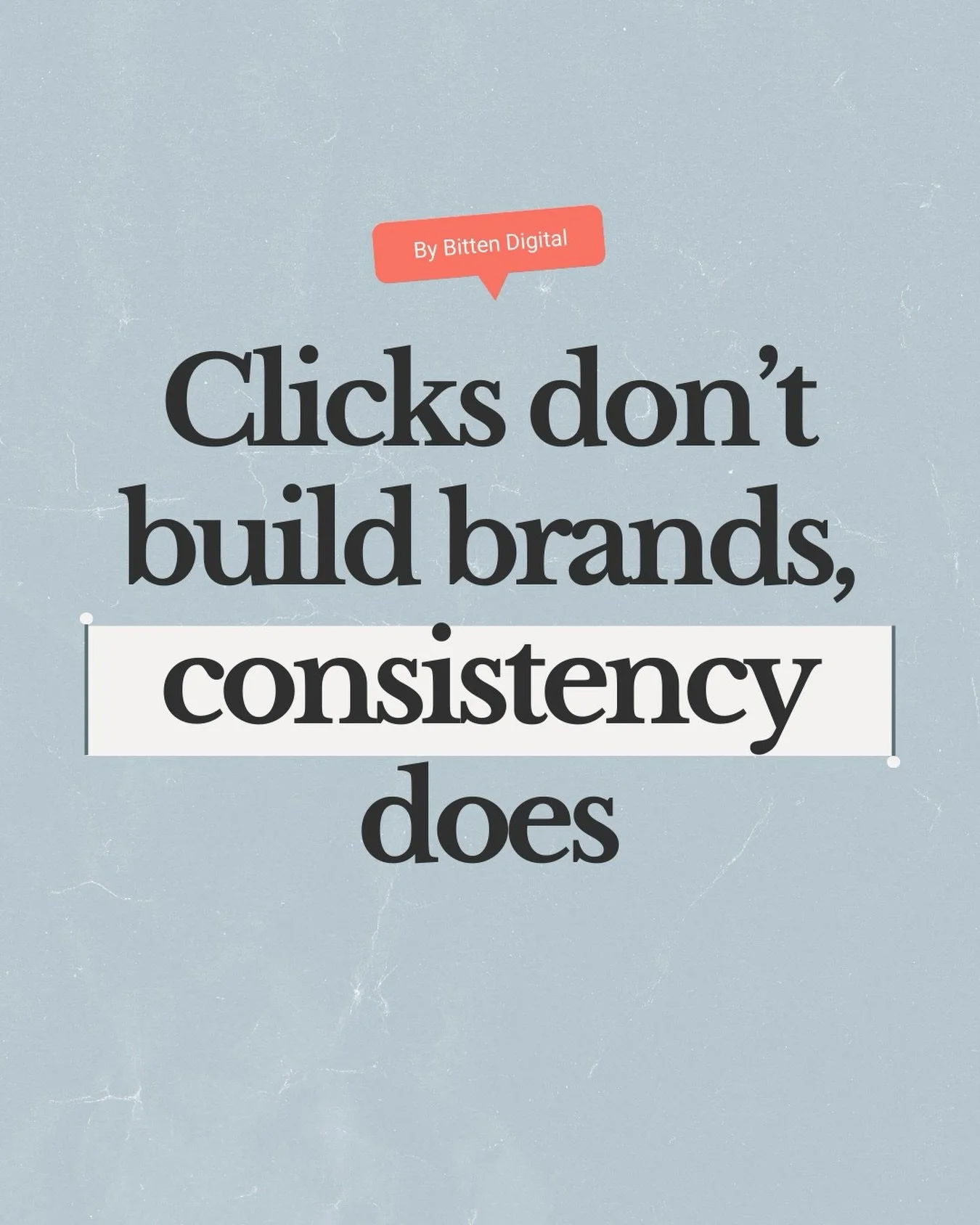 Regular reminder to keep doing what you are doing!🥹

Social media is a long game and consistency goes a long way. So, whilst you might get caught up with metrics and clicks, remember that your consistency goes much further than you think. It build&r