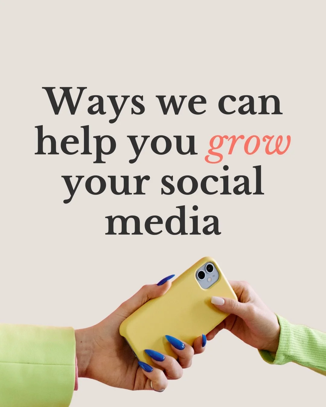 Level up your social media📈

Just the thought of social media stresses a lot of people out, especially founders.

This is exactly why I designed my social media package- to take the social media pressure off so you can focus on running your business