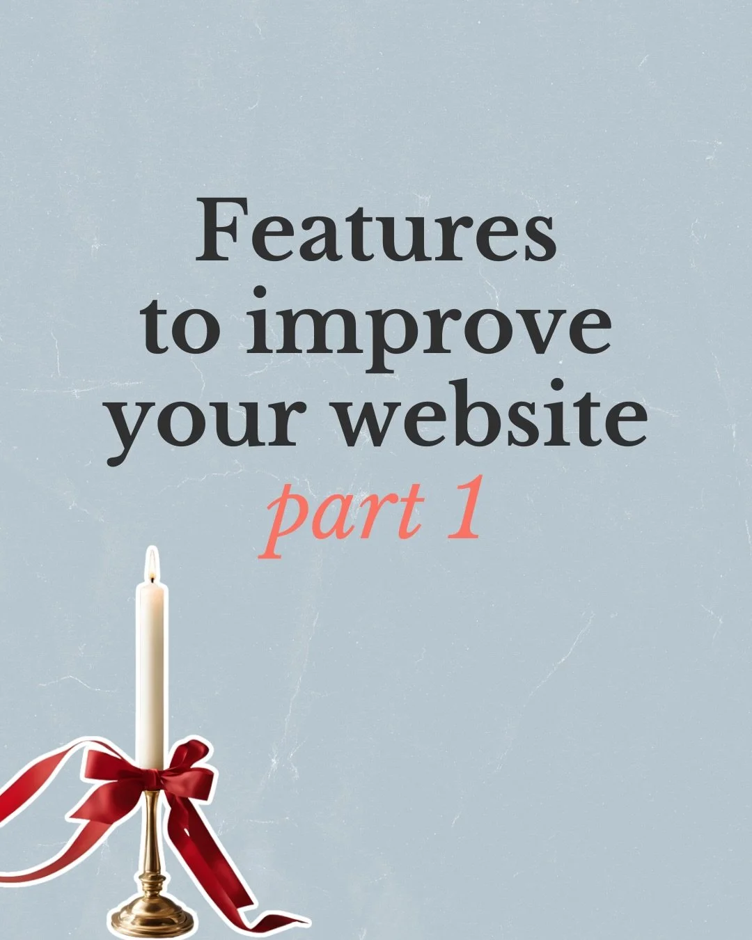 Part 1: My top website design features for building a site that&rsquo;s appealing, easy to navigate, and boosts your business growth ✨

Full insights are live on the Bitten Digital blog now! 🤓

Blog title: 12 Features that Improve Your Website 

#Ox