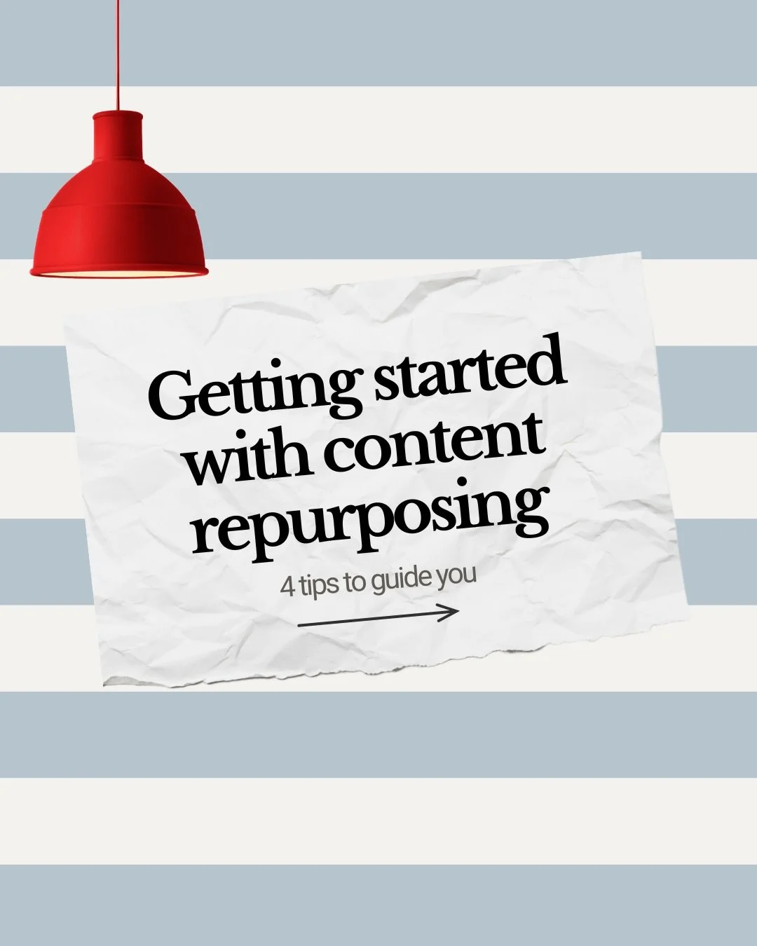 You don&rsquo;t need 30 new ideas a month, you just need a system that makes your best ideas work 10x harder! ⚡️

Content repurposing is an important part of any content marketing strategy, it really does make your life easier whilst helping maximise