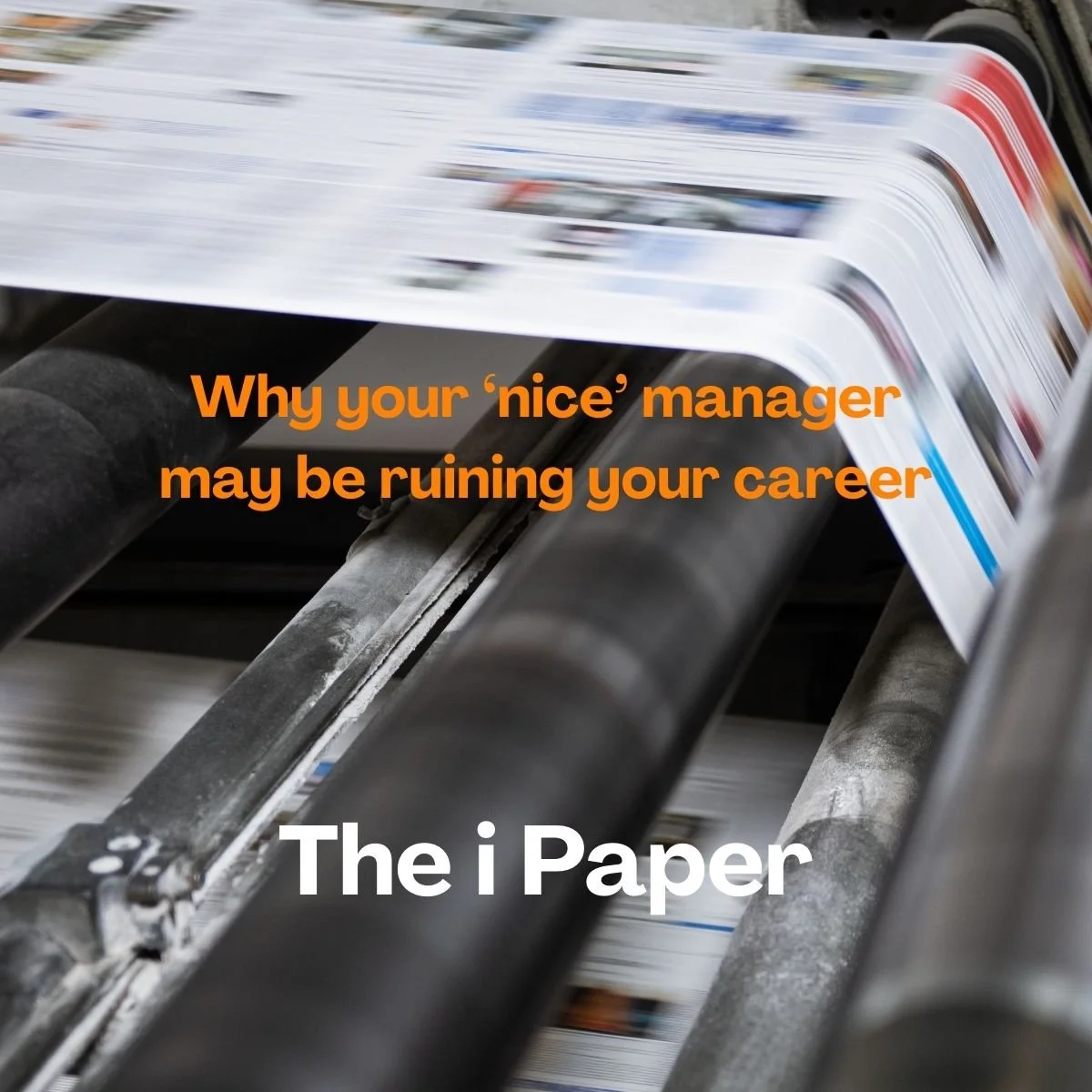 Why you nice manager may be ruining your career, I paper