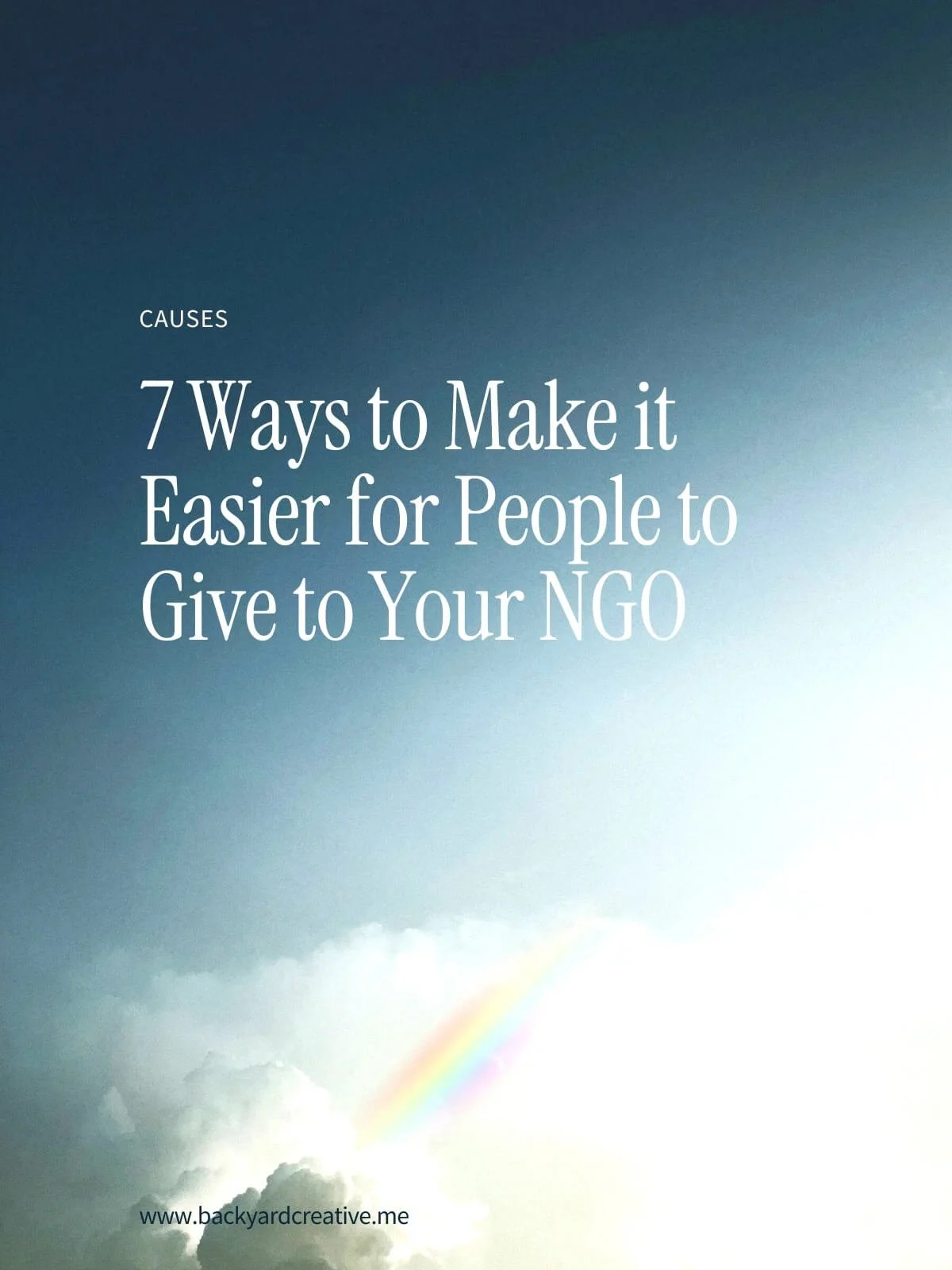 7 Ways to Make it Easier for People to Give to Your NGO