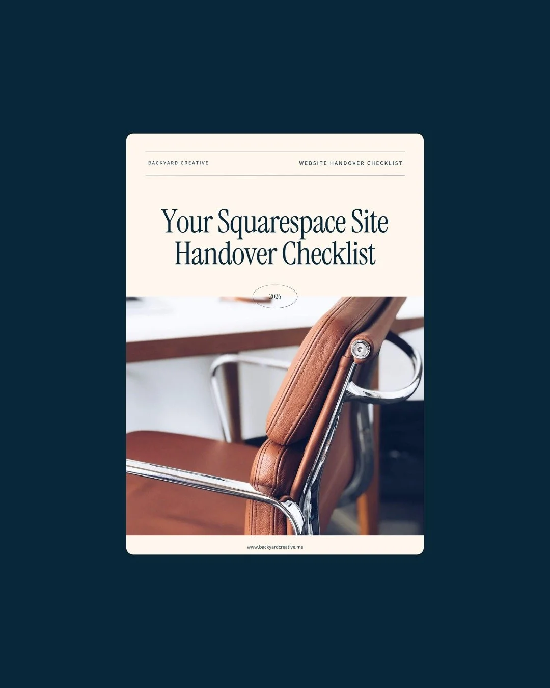 I made a checklist! 

If you're a new Squarespace website owner, and you'd like to familiarise yourself with your site, here is a checklist for you. 

Find it on my blog as a free download under "The Squarespace Handover Guide for New Site Owner