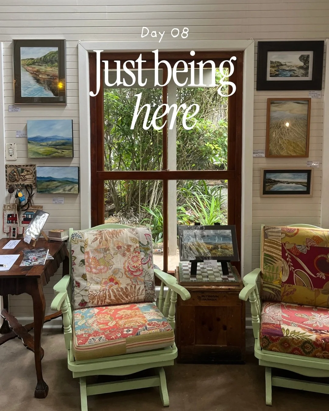 Not a single marketing-related thought today! Instead I've spent a good portion of the day wandering through the open studios of the @barefootartsmeander in Kenton/Bushmans drinking in the creative goodness on offer from oils, and pastels, ceramics a