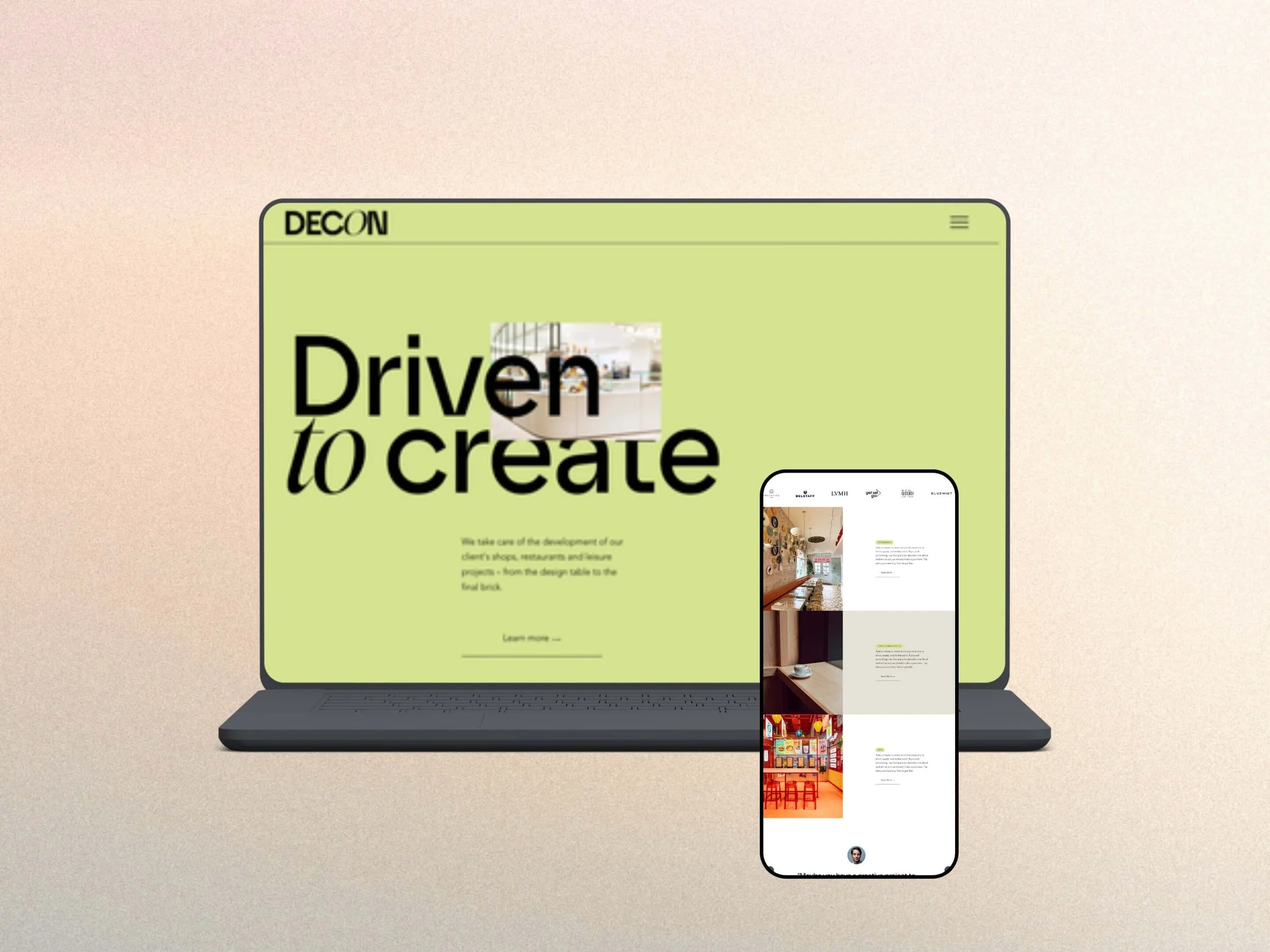 Decon · Creative Agency Website