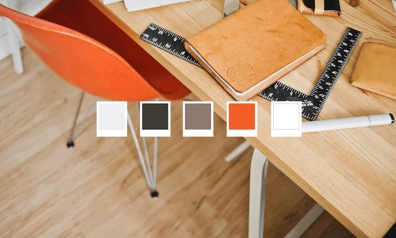 Midcentury modern colour palette