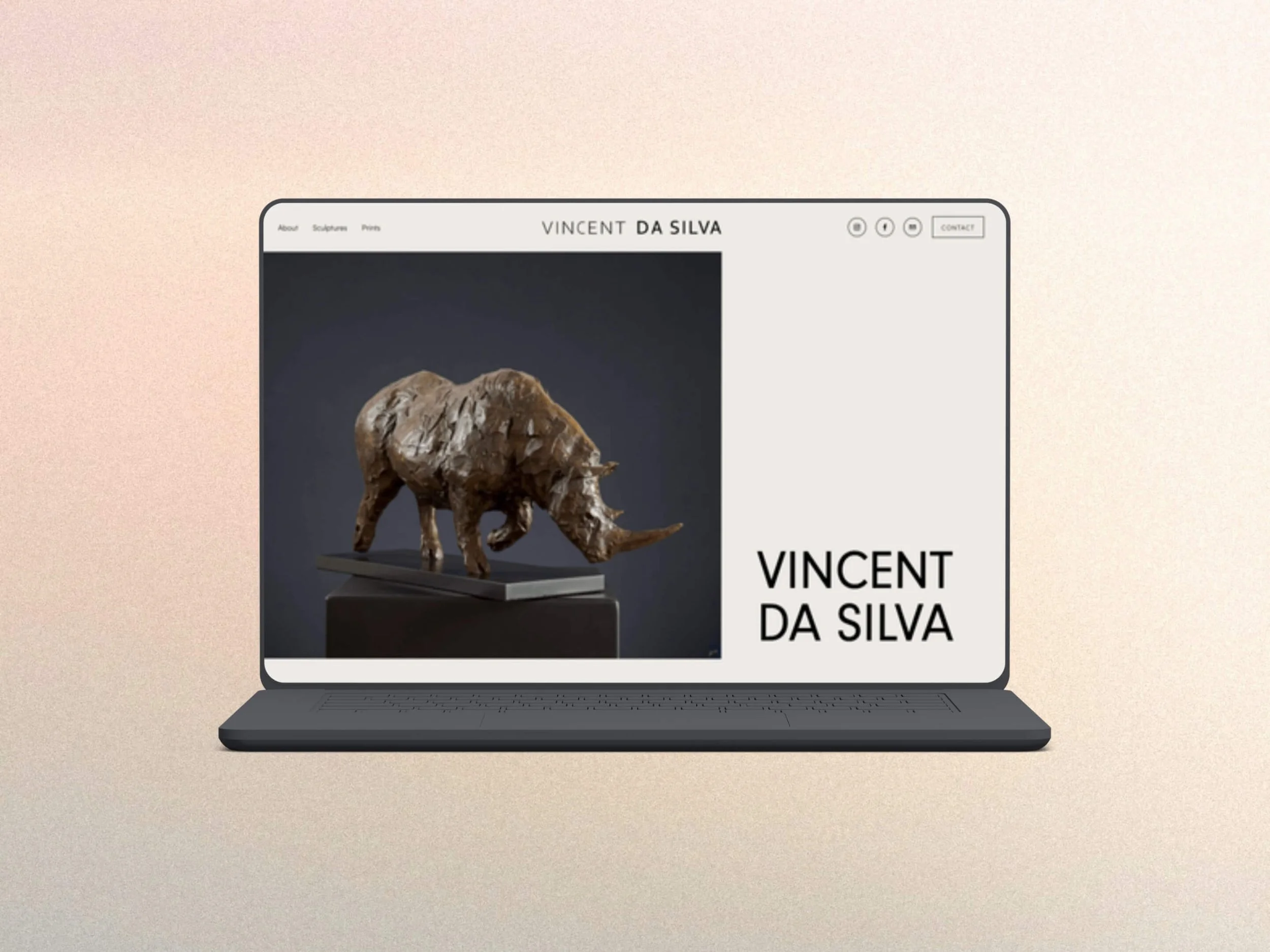 Vincent da Silva · Sculptor Website