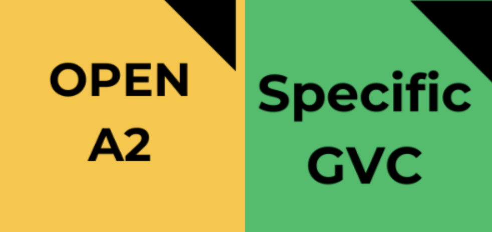 Logo of the A2 and GVC qualifications from the CAA to show Lewis Whyld's certifications.