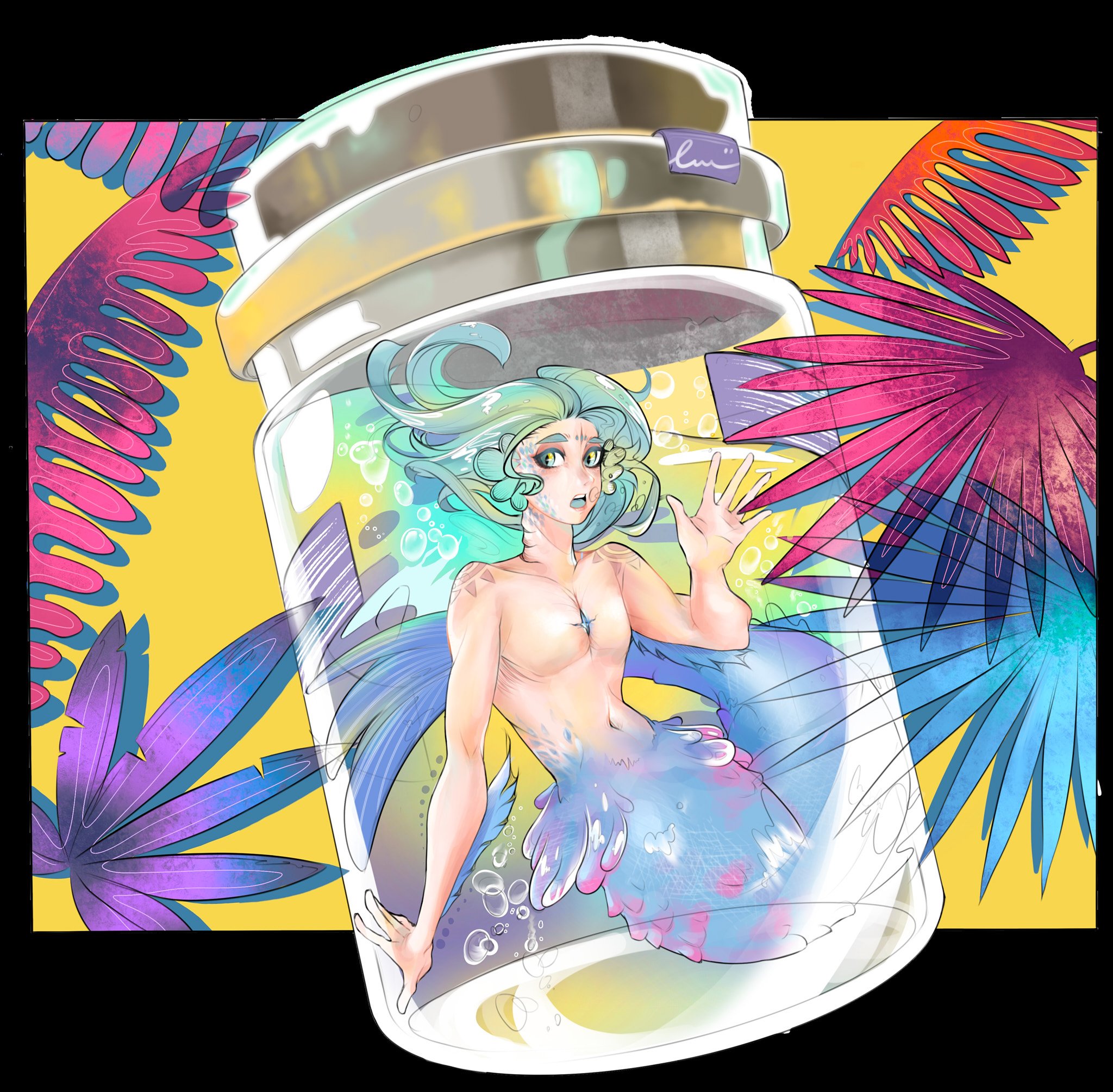 "The mermaid" by Winnie Zhang
Digital Art
Starting bid: 500 rob