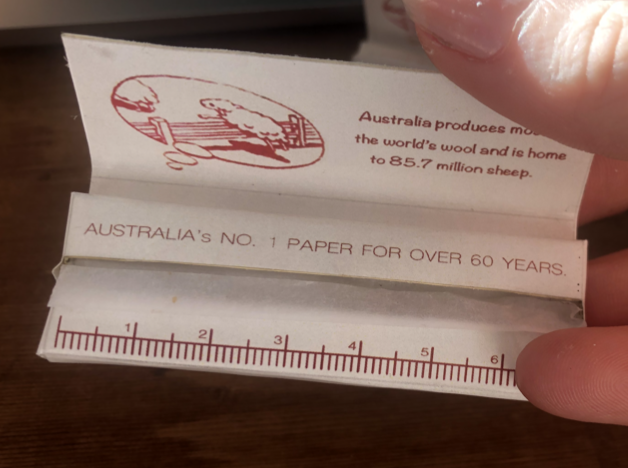 "Tell Me I'm Here - Belvoir St Theatre 2022 - Tally-Ho Cigarette Papers (Paper props making)