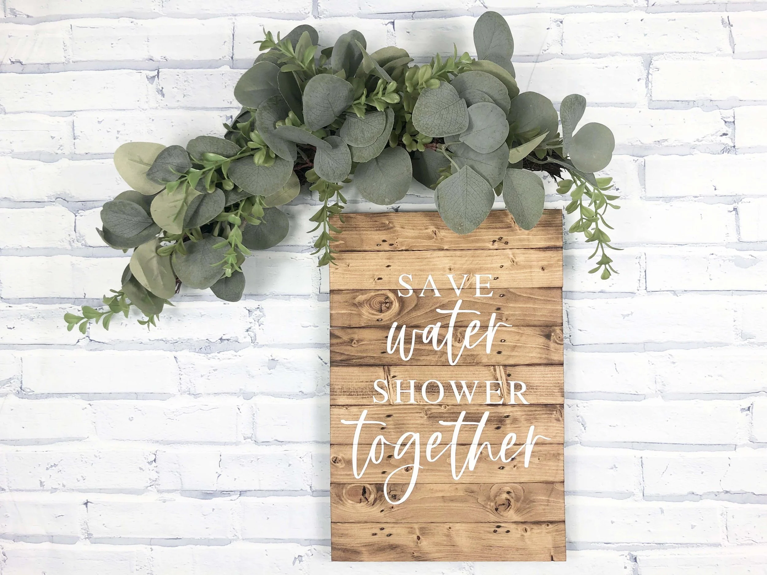 Save Water Shower Together Sign — L’mour Your Decor
