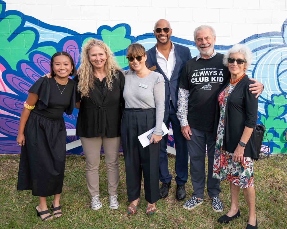  Artist Annie Dong, City Commissioner   Jen Ahearn-Koch, Executive Director Kinsey Robb, Mayor Kyle Battie, and sponsors Joe and Gwen Ziomek 