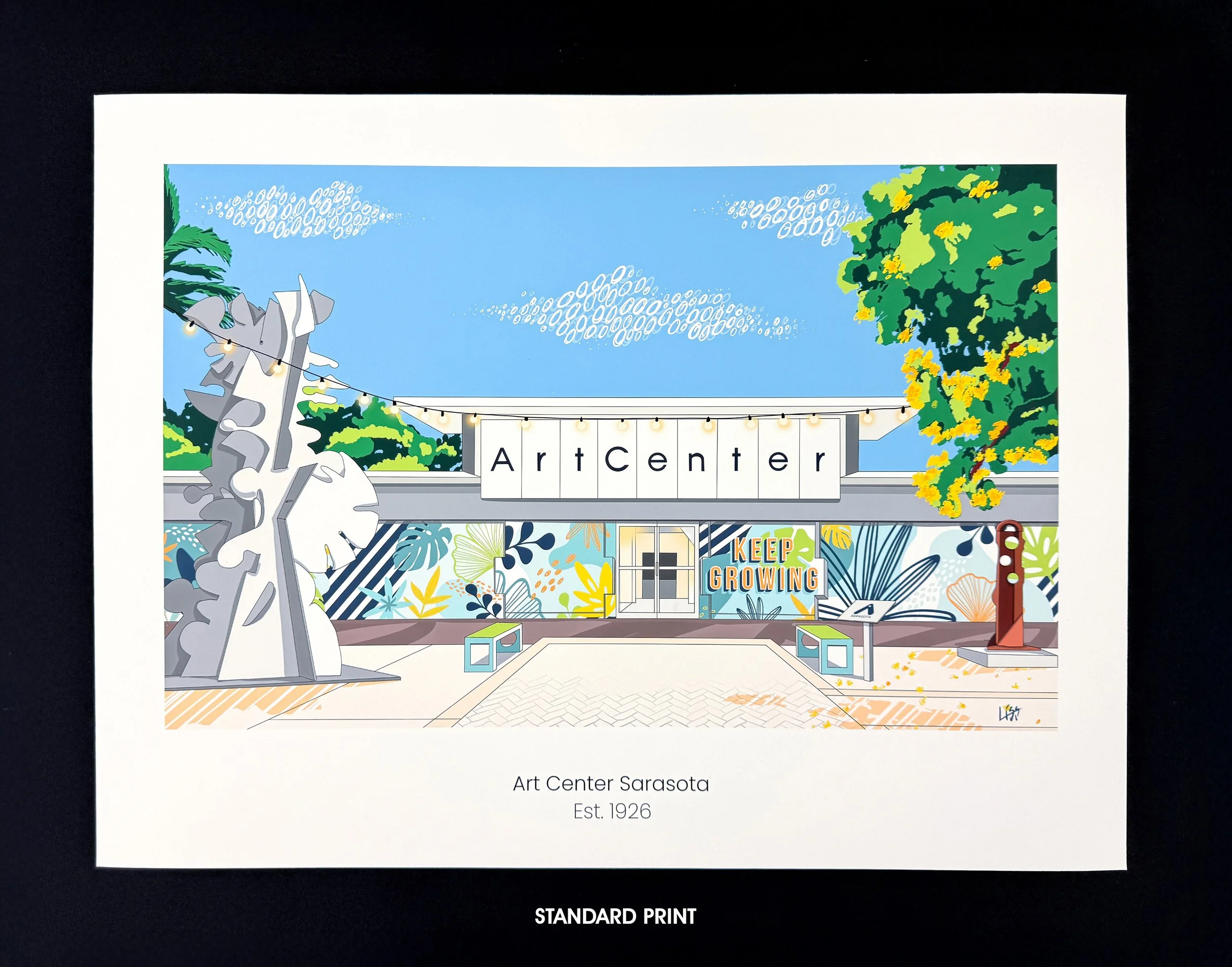 Standard commemorative 100th anniversary print