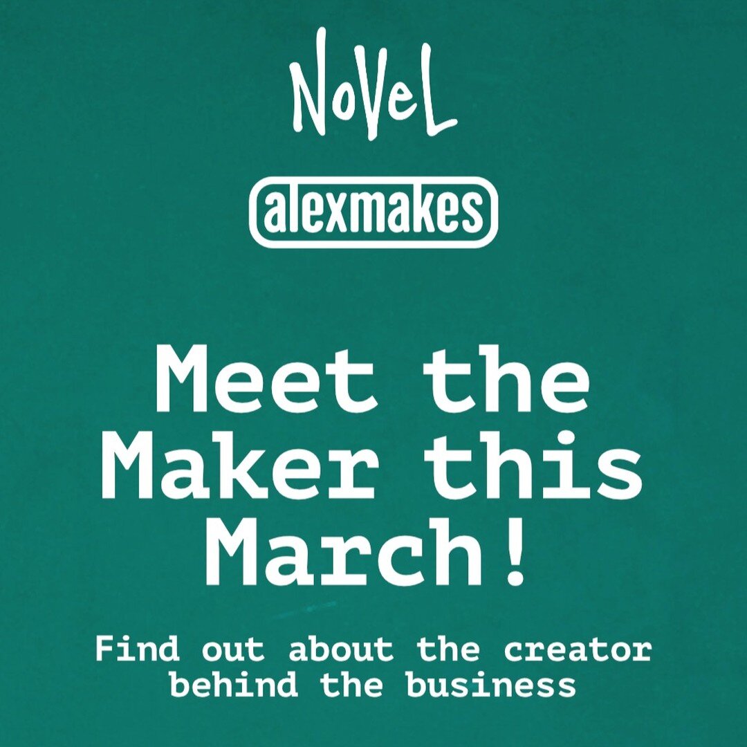 Get a peek into the lives of makers, creators, artists, and their businesses during this month-long online event. The owner of @alexmmakes and @novellovesnotes will be giving some insight into the business and life of a graphic designer and stationer