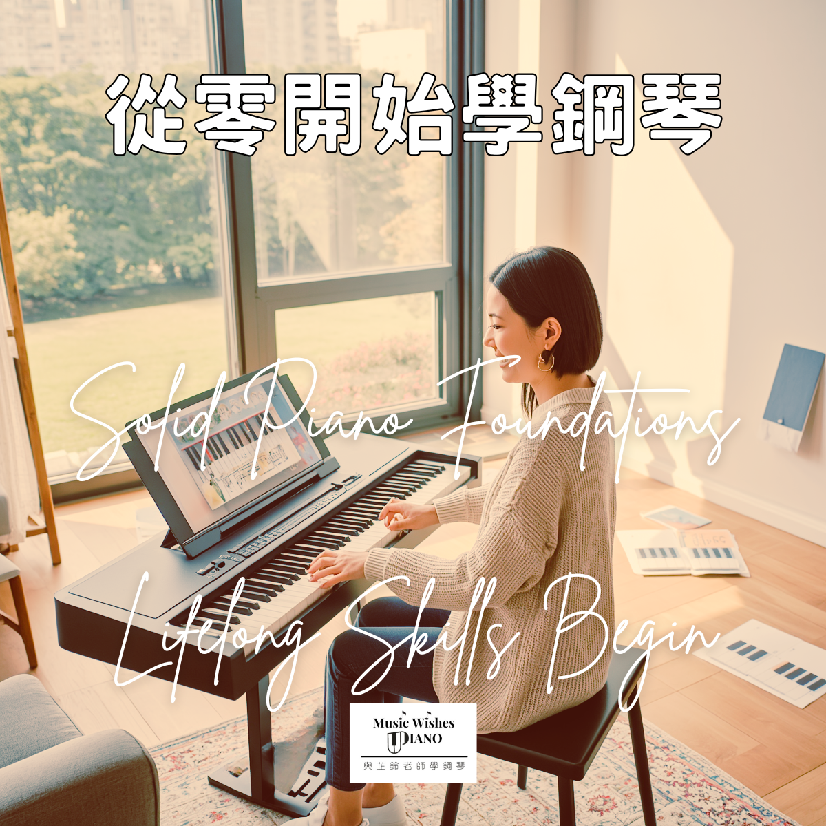 從零開始學鋼琴  HK$980 限定優惠