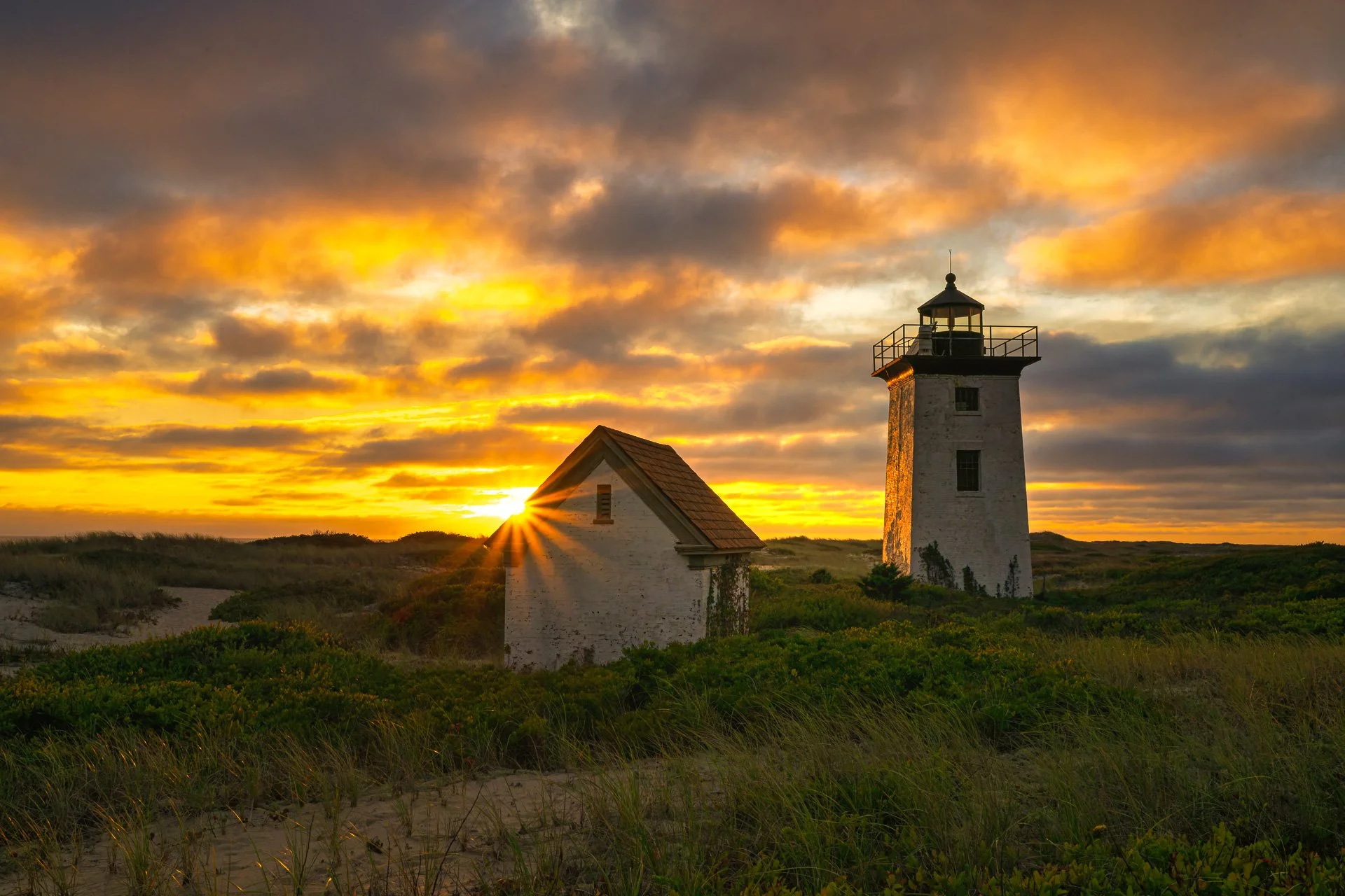 Cape Cod Lighthouse at Sunset