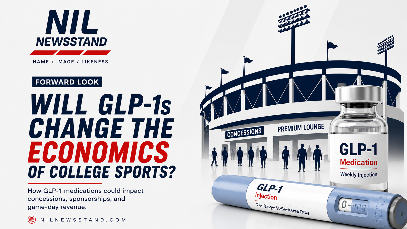      
  

 
  
     
 
 
   
   
   Will GLP-1s Change the Economics of College Sports? 
 
 

   

     
       Forward Look 
       Will GLP-1s Change the Economics of College Sports? 
       A macro consumer trend is already forcing food companies,