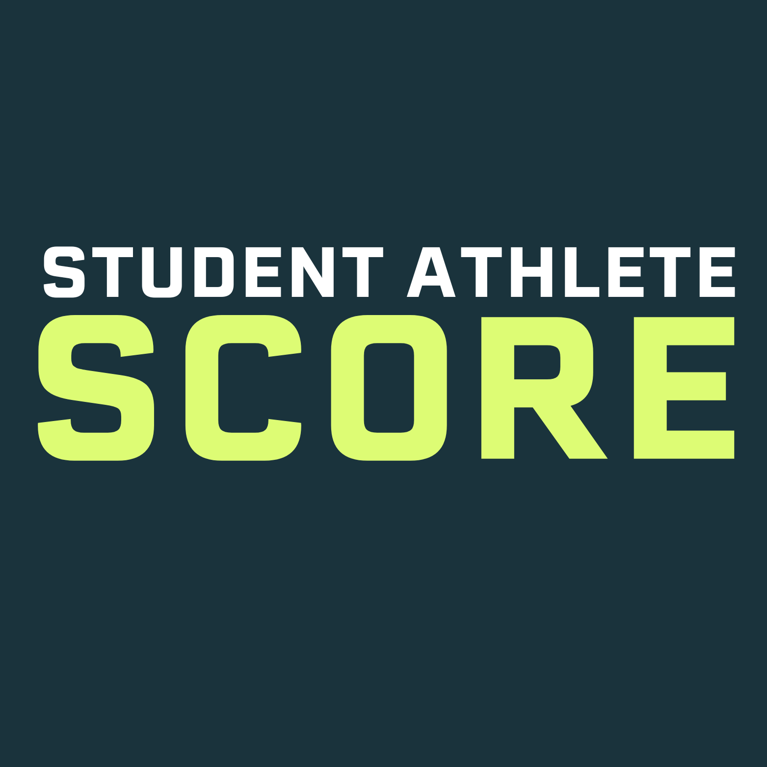 Student Athlete Score