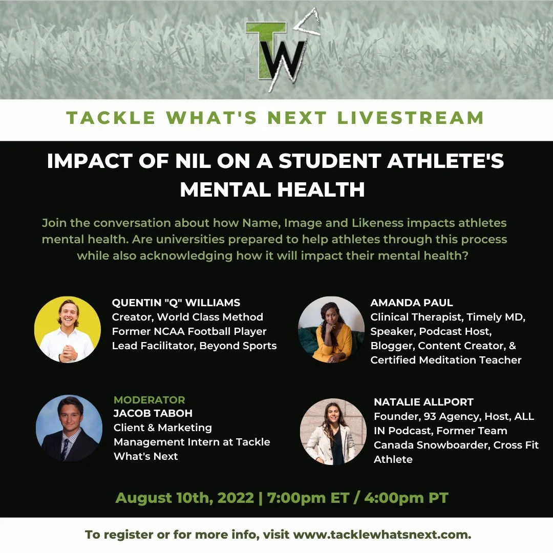 How Does NIL Impact an Athlete's Mental Health?