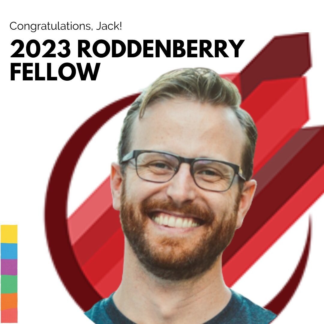 We are proud to announce that our very own Executive Director Jack Beck has been hand picked as one of the 2023 @theroddenberryfoundation Fellows!

Launched in 2016, the Roddenberry Fellowship is a 12-month program that offers exceptional leaders $50