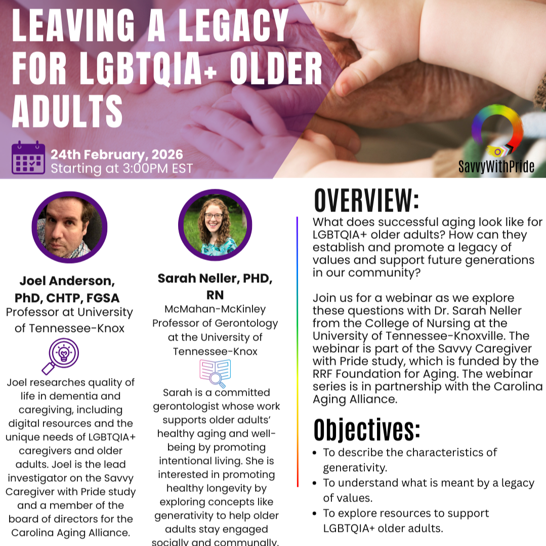 Leaving a Legacy for LGBTQIA+ Older Adults Webinar
