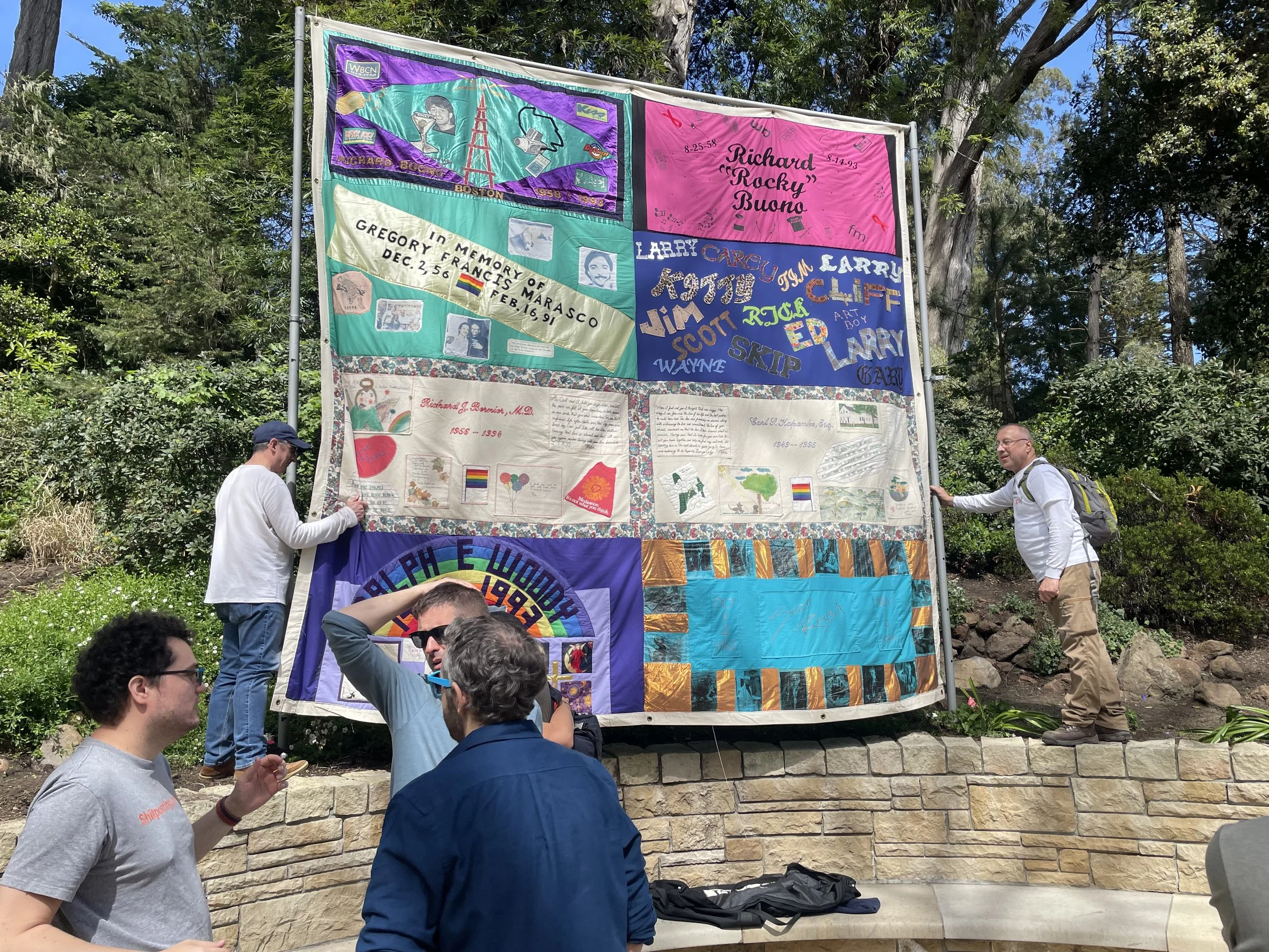 Volunteer with the National AIDs Memorial April 13th - October 1st