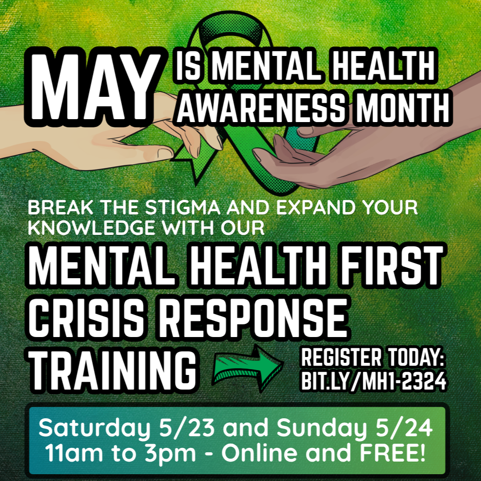 Mental Health Month x MH First Crisis Response Training